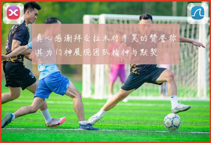 真心感谢拜合拉木对李昊的赞誉称其为门神展现团队精神与默契